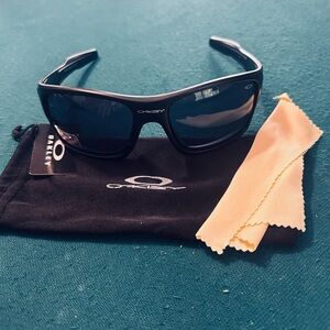 Oakley Dark Frame Sunglasses with Accessories